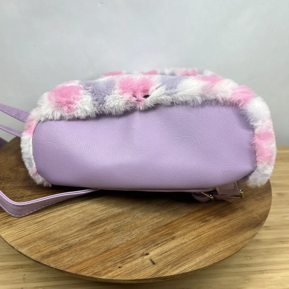 Miss‎ Gwen's OMG Accessories Unicorn Mini Backpack Faux Fur Butterfly NWT